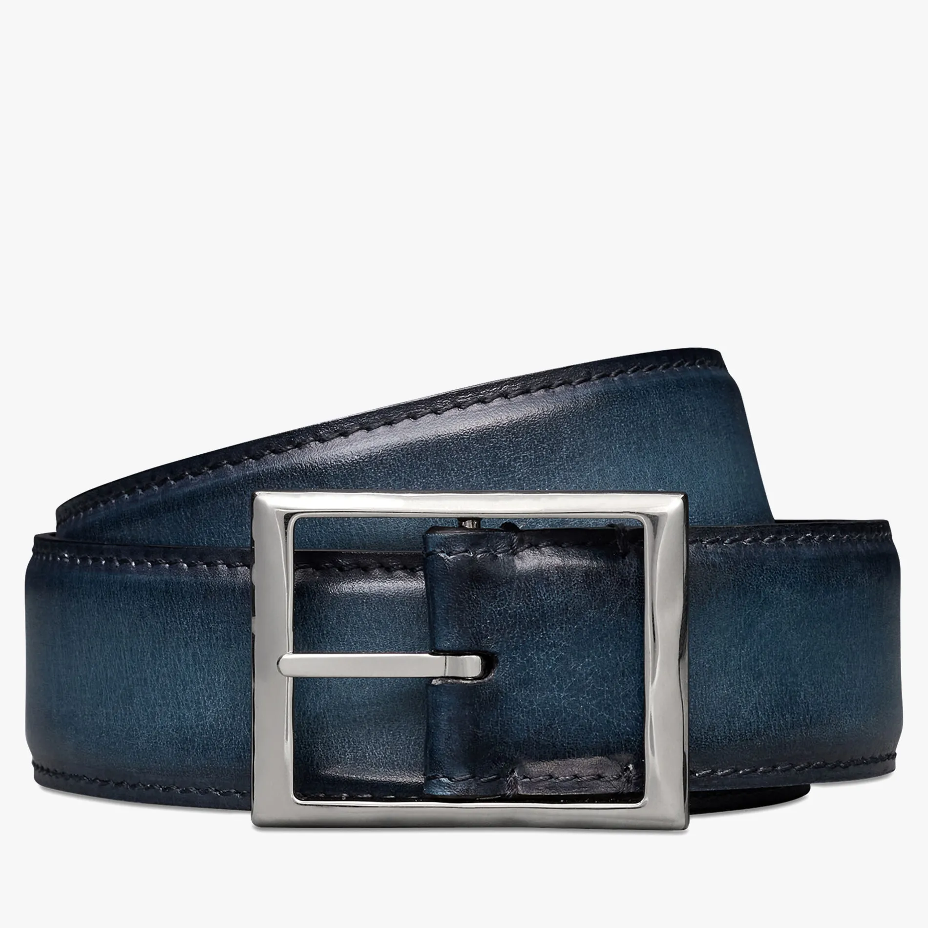 Berluti Ceinture R&eacute;versible Classic 35MM En Cuir Scritto | Ceintures
