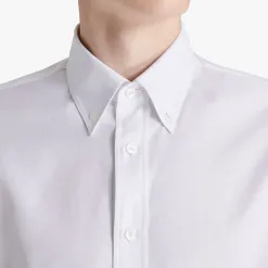 Berluti Chemise &Agrave; Col Boutonn&eacute; En Coton Scritto | Chemises
