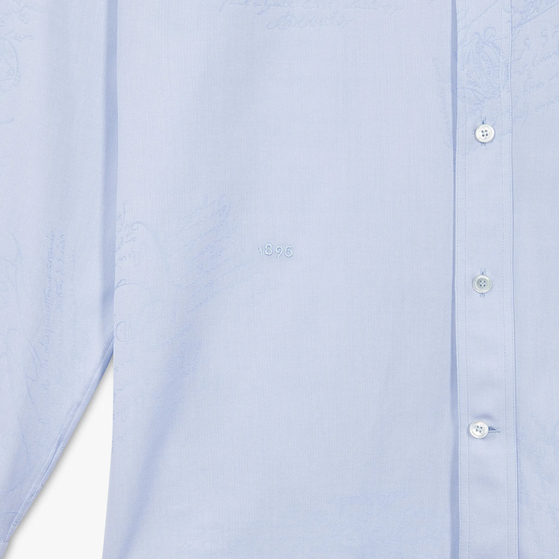Berluti Chemise &Agrave; Col Boutonn&eacute; En Coton Scritto | Chemises