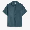 Berluti Chemise &Agrave; Manches Courtes En Coton Et Soie Avec Imprim&eacute; | Chemises