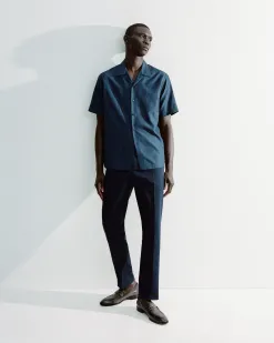 Berluti Chemise &Agrave; Manches Courtes En Coton Et Soie Avec Imprim&eacute; | Chemises