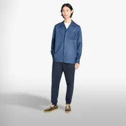 Berluti Chemise &Agrave; Motifs Chevron Avec Poche Scritto | Chemises