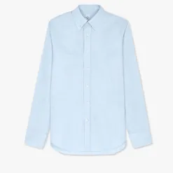 Berluti Chemise Alessandro &Agrave; Col Boutonn&eacute; En Coton Scritto | Chemises