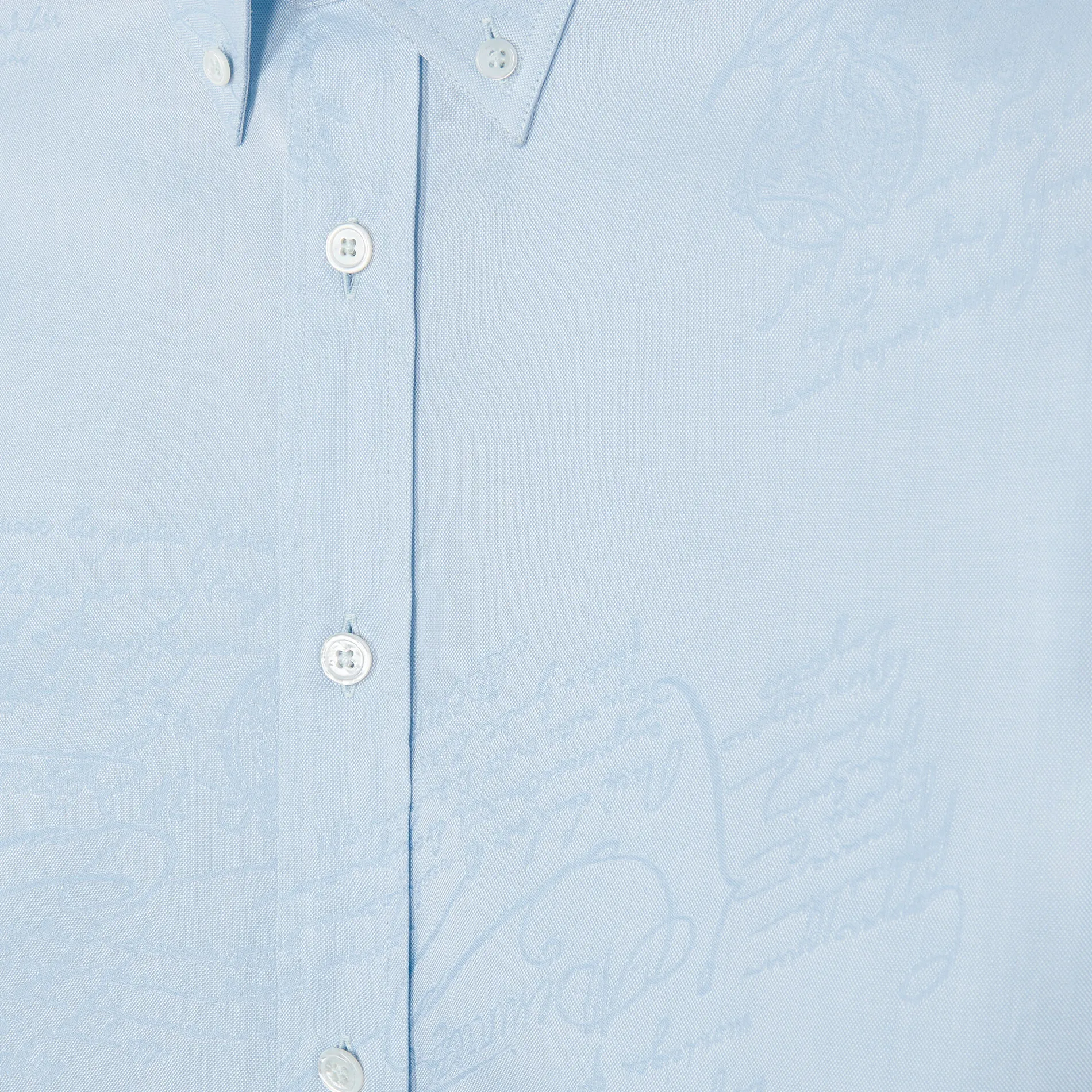 Berluti Chemise Alessandro &Agrave; Col Boutonn&eacute; En Coton Scritto | Chemises
