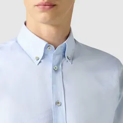 Berluti Chemise Alessandro &Agrave; Col Boutonn&eacute; En Coton Scritto | Chemises