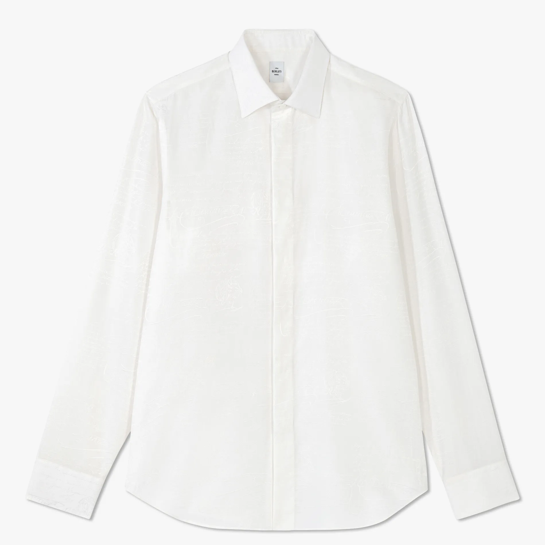 Berluti Chemise Andy En Coton Et Soie Scritto | Chemises