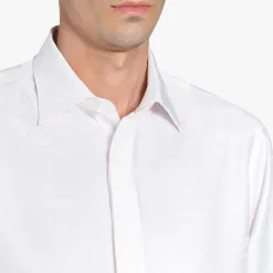 Berluti Chemise Andy En Coton Et Soie Scritto | Chemises
