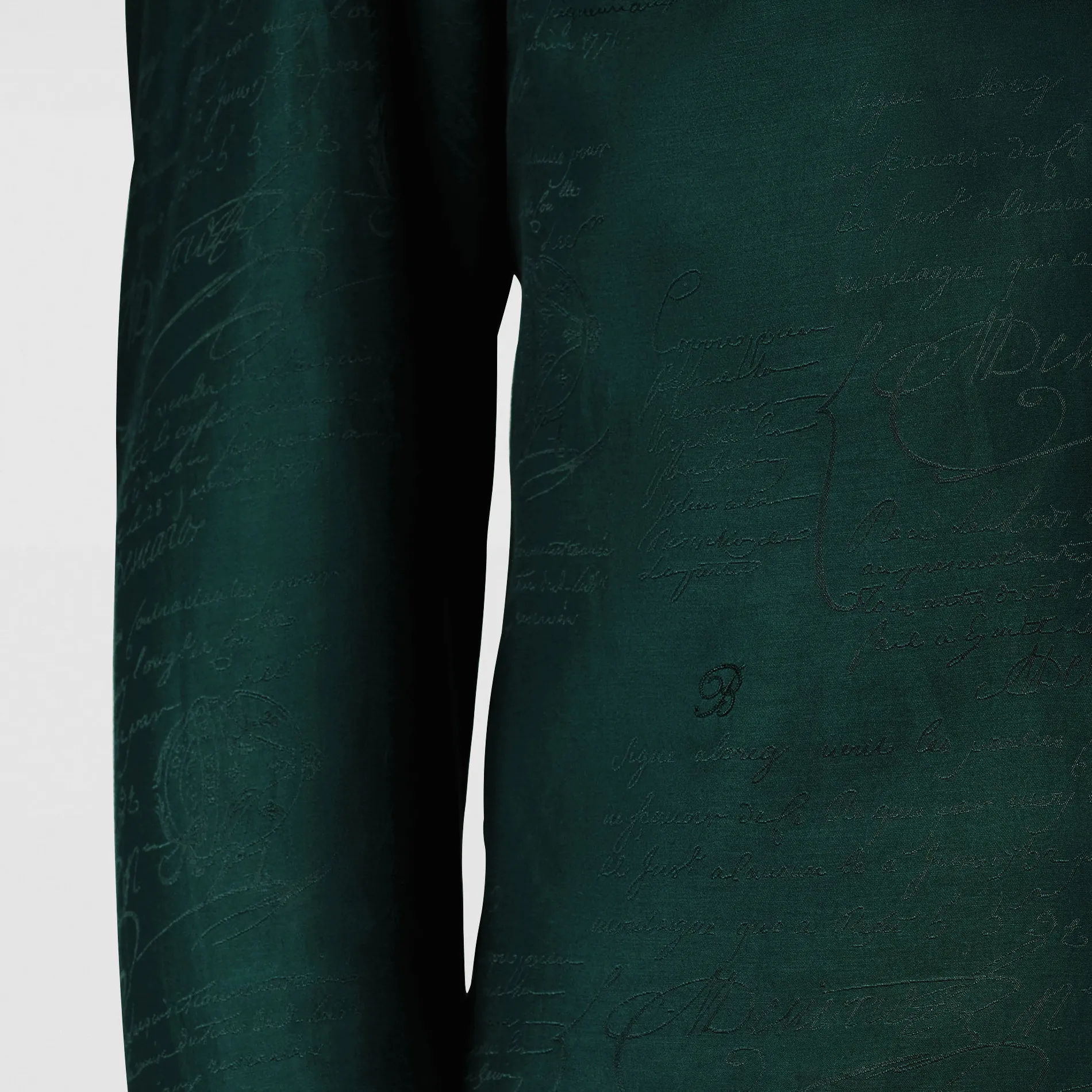 Berluti Chemise Andy en Coton et Soie Scritto | Chemises