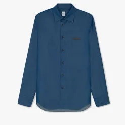 Berluti Chemise Avec &Eacute;tiquette En Cuir | Chemises