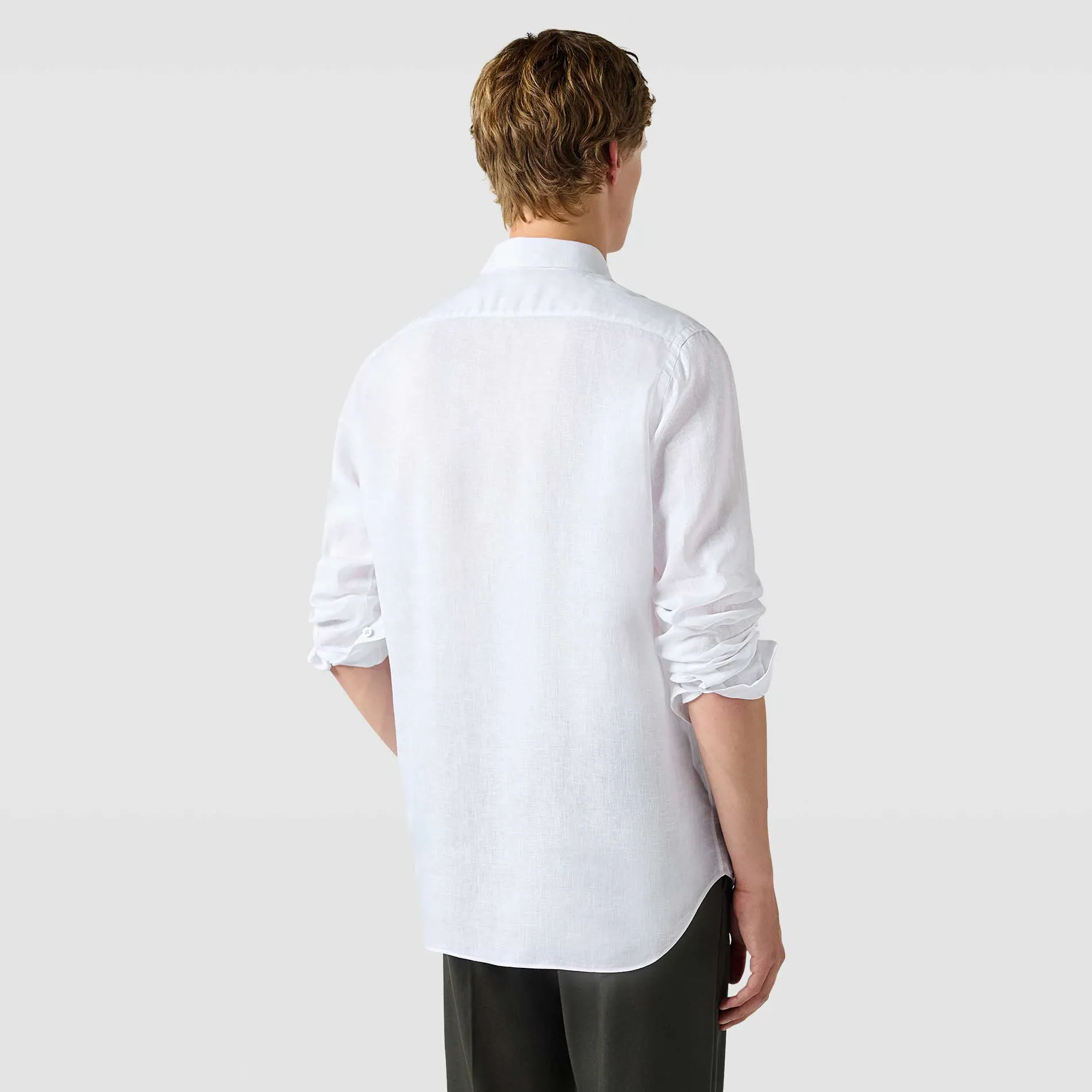 Berluti Chemise En Lin Avec Poche Scritto | Chemises