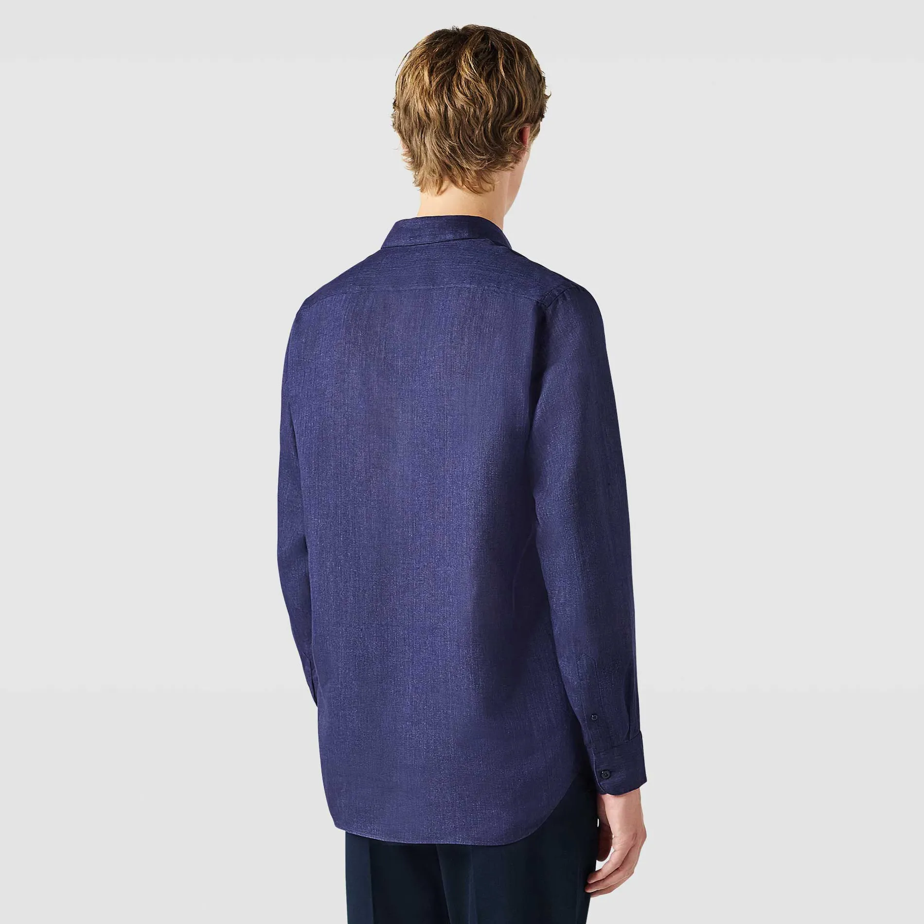 Berluti Chemise En Lin Avec Poche Scritto | Chemises