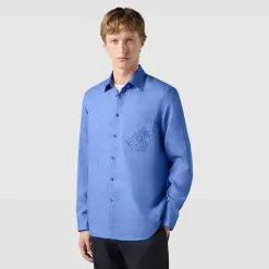 Berluti Chemise En Lin Avec Poche Scritto | Chemises