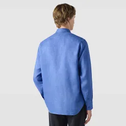 Berluti Chemise En Lin Avec Poche Scritto | Chemises