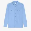 Berluti Chemise Militaire En Chambray De Coton | Chemises