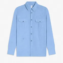 Berluti Chemise Militaire En Chambray De Coton | Chemises