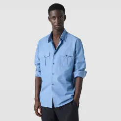Berluti Chemise Militaire En Chambray De Coton | Chemises