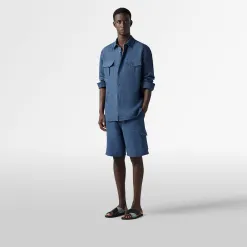 Berluti Chemise Militaire En Lin | Chemises