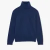 Berluti Col Roul&eacute; En Laine Avec D&eacute;tails En Cuir | Maille & Sweatshirts