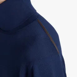 Berluti Col Roul&eacute; En Laine Avec D&eacute;tails En Cuir | Maille & Sweatshirts