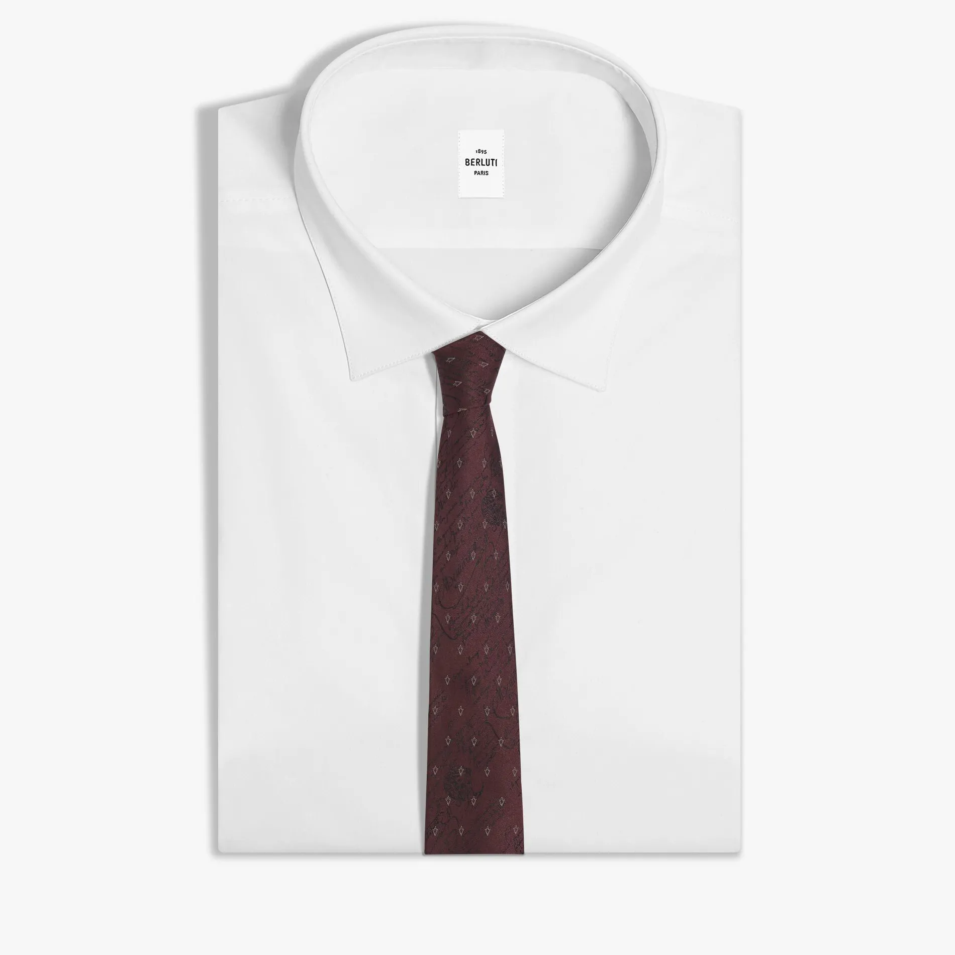 Berluti Cravates &Agrave; Micro-Motifs Avec Fond Scritto | Cravates & Pochettes
