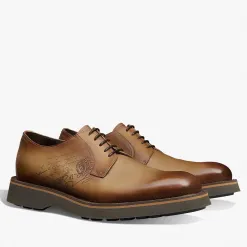 Berluti Derby Alessio En Cuir Scritto | Richelieus & Derbies
