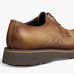 Berluti Derby Alessio En Cuir Scritto | Richelieus & Derbies