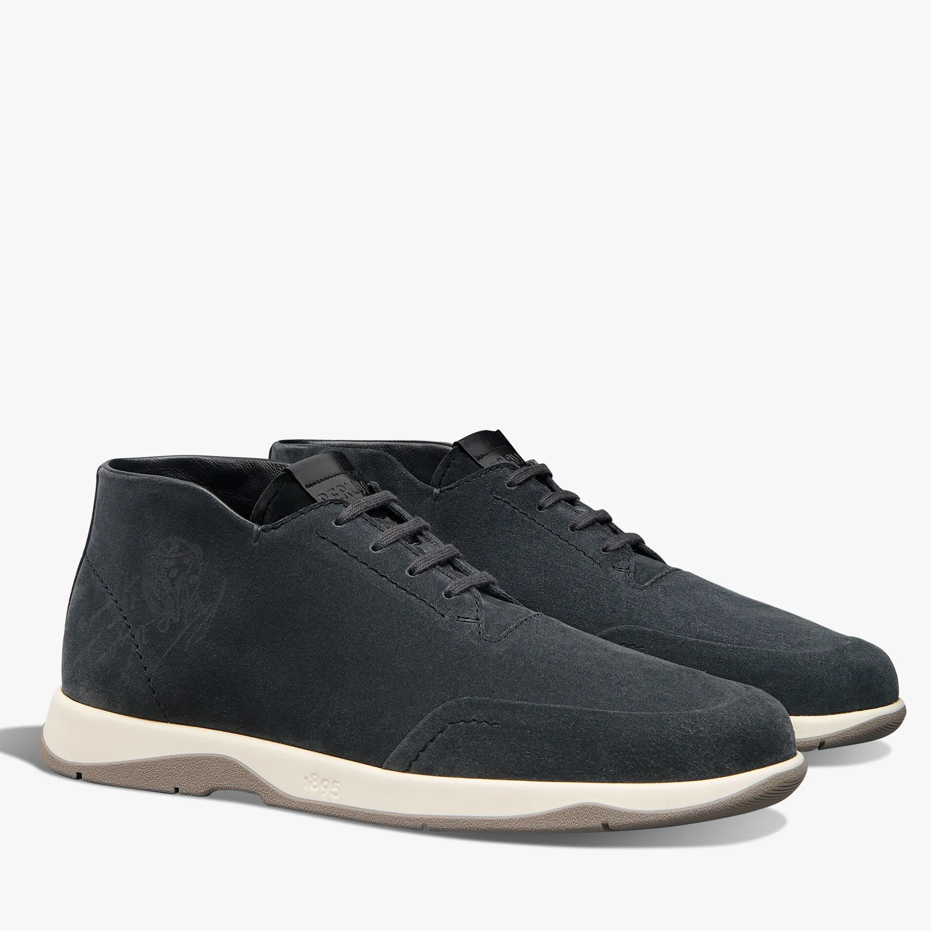 Berluti Derby Echapp&eacute;e En Veau Velours Scritto | Richelieus & Derbies | Bottines