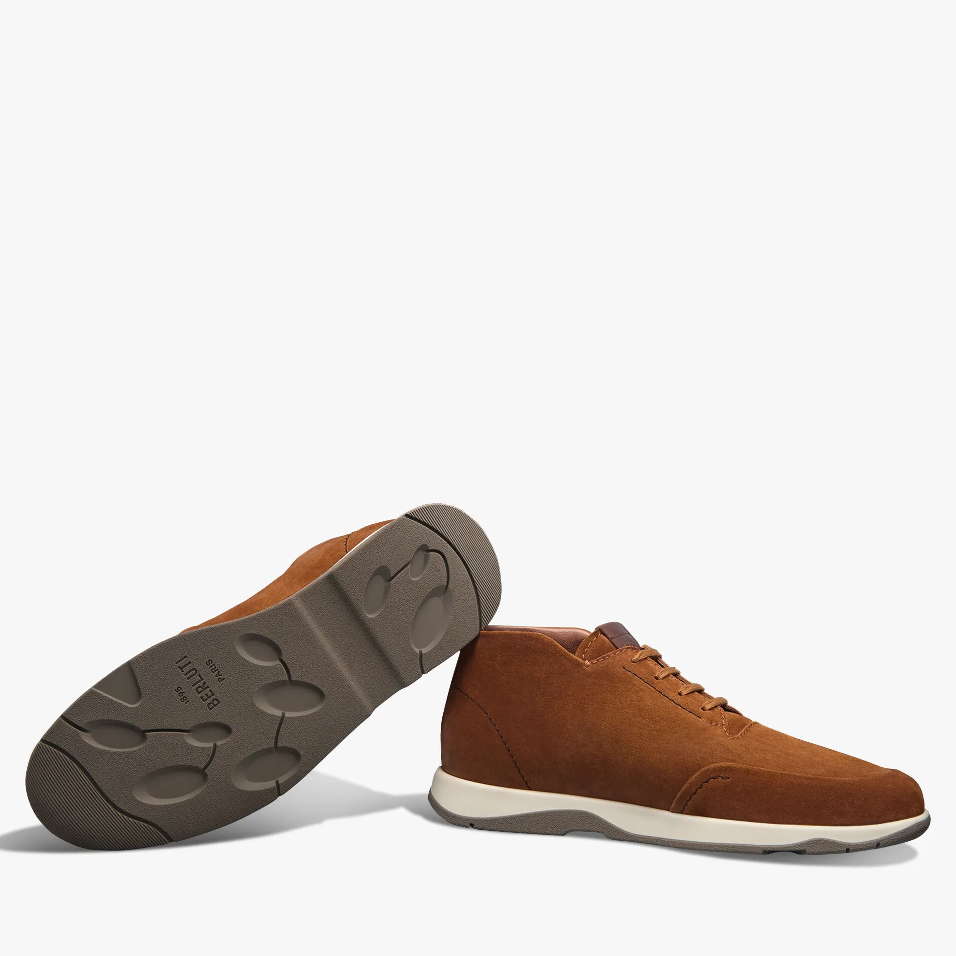 Berluti Derby Echapp&eacute;e En Veau Velours | Bottines