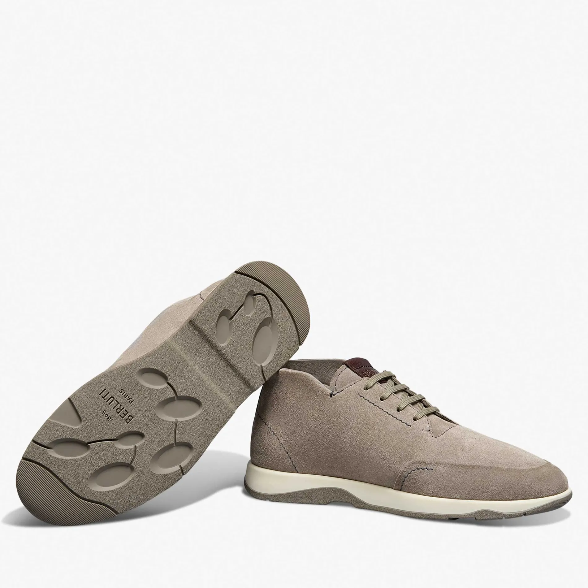 Berluti Derby Echapp&eacute;e En Veau Velours Scritto | Richelieus & Derbies | Bottines