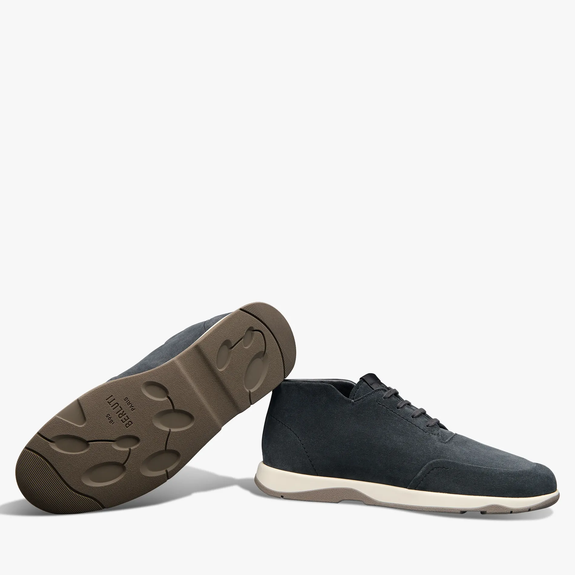 Berluti Derby Echapp&eacute;e En Veau Velours Scritto | Richelieus & Derbies | Bottines