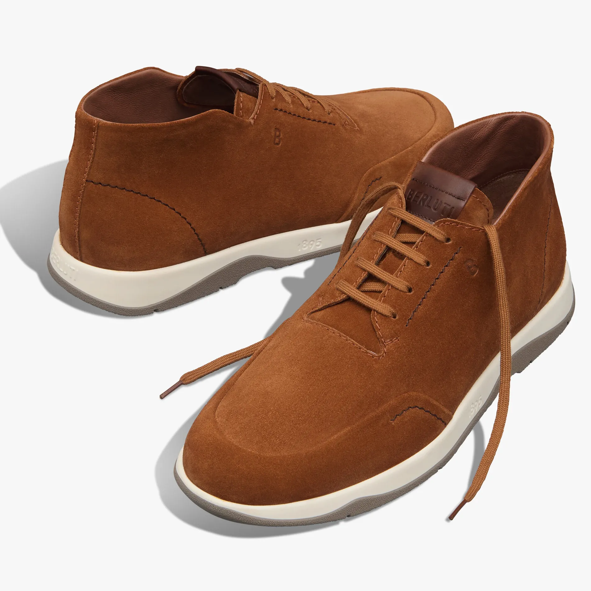 Berluti Derby Echapp&eacute;e En Veau Velours | Bottines