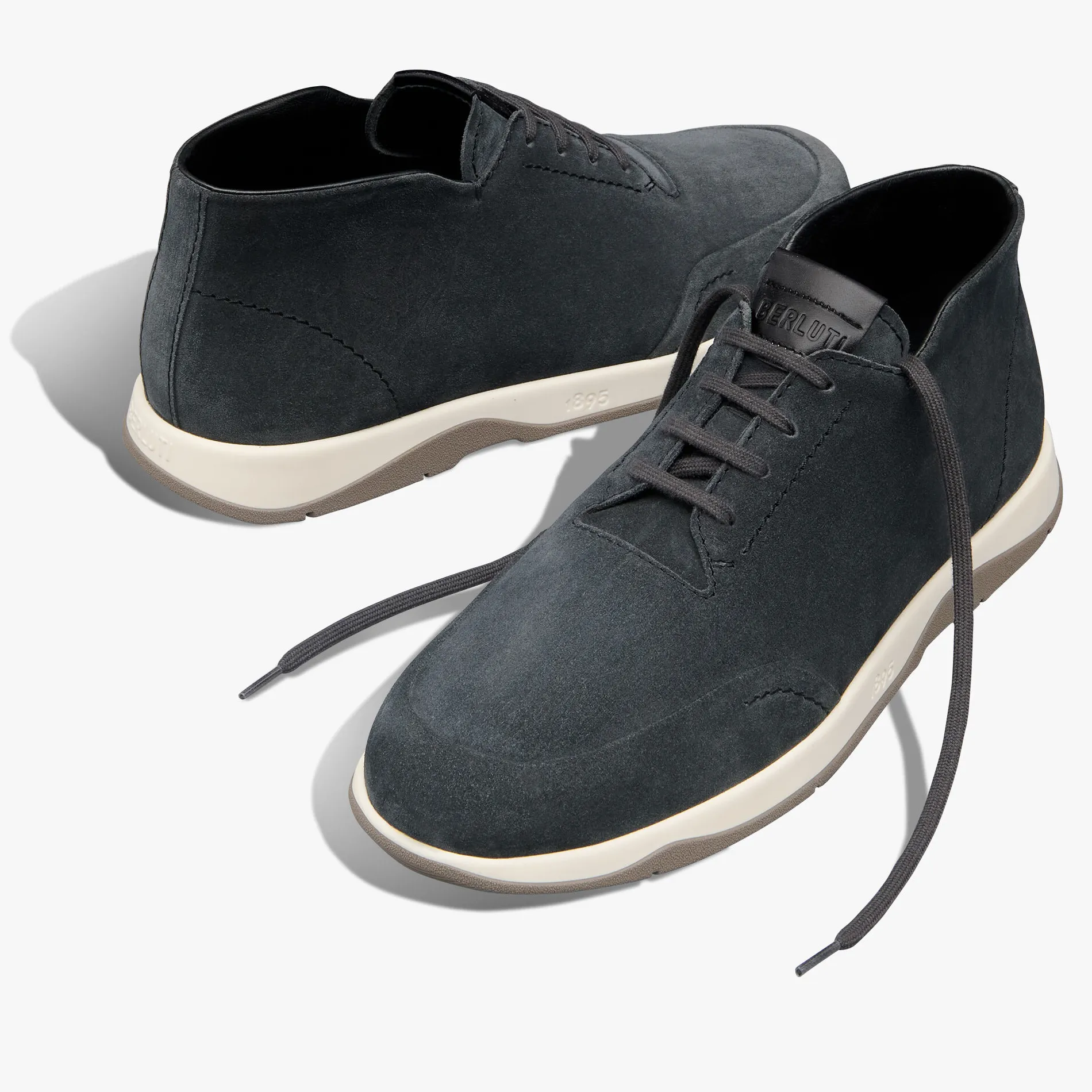 Berluti Derby Echapp&eacute;e En Veau Velours Scritto | Richelieus & Derbies | Bottines