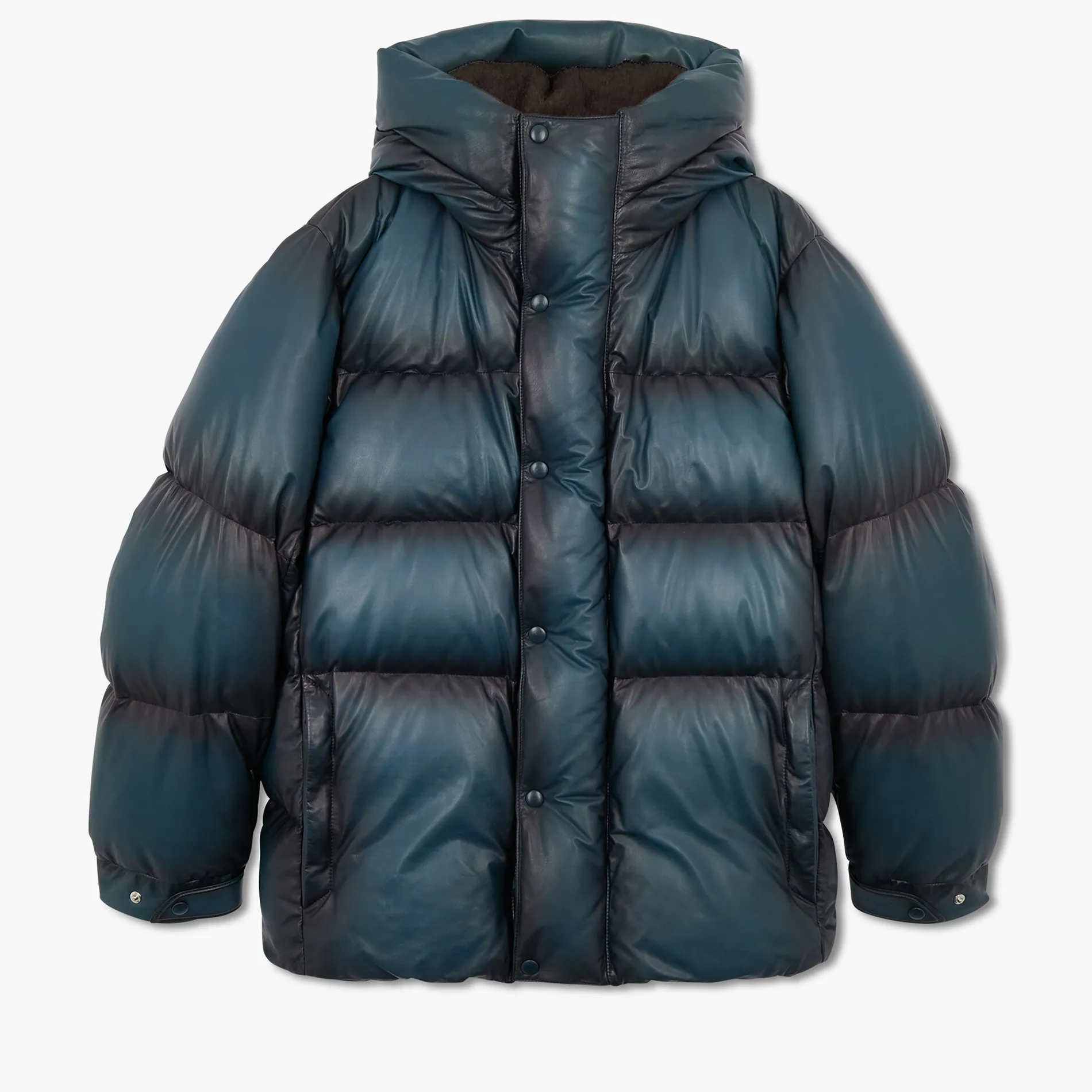 Berluti Doudoune En Cuir Patin&eacute; | Cuir