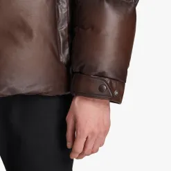 Berluti Doudoune En Cuir Patin&eacute; | Cuir