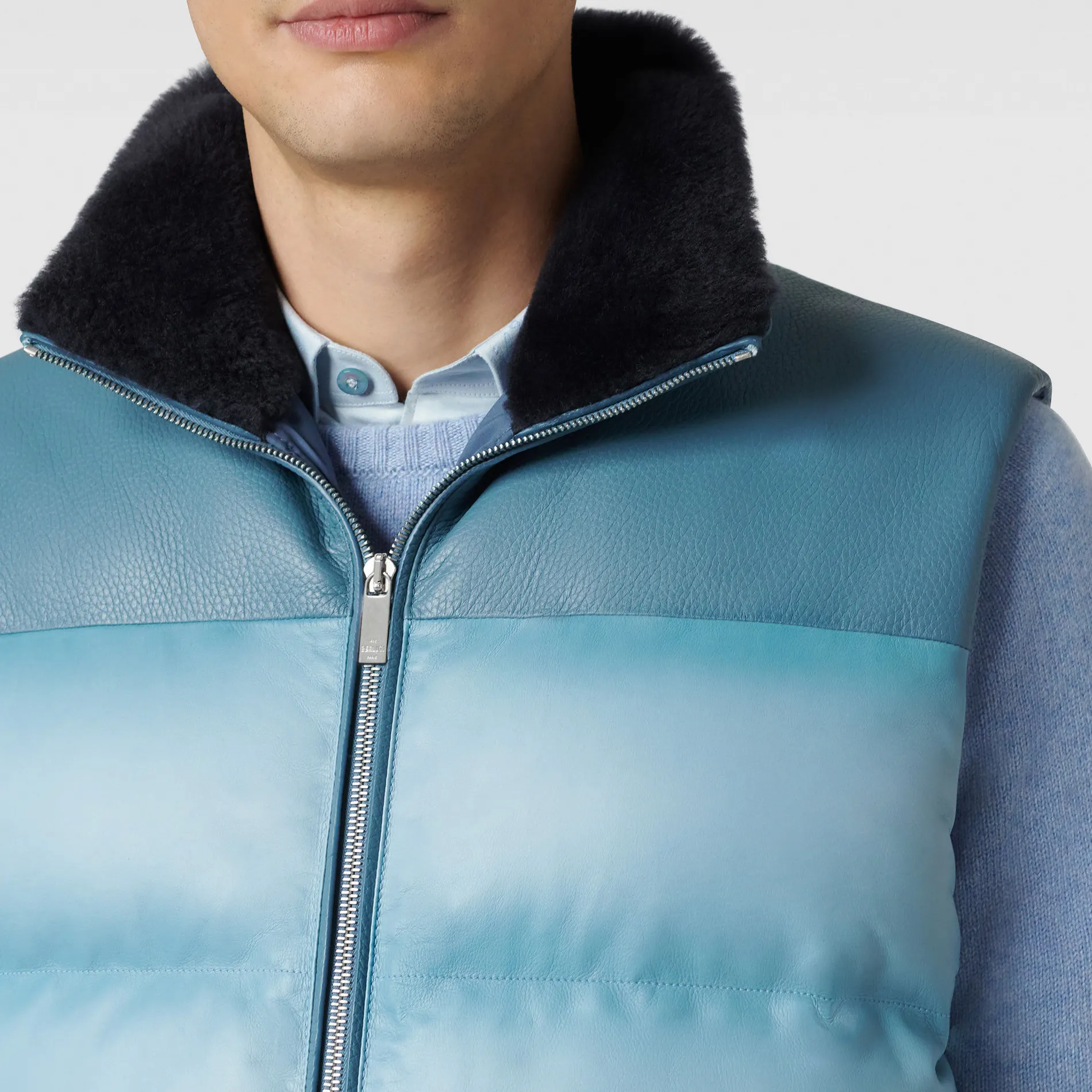 Berluti Doudoune Sans Manches en Cuir | Cuir