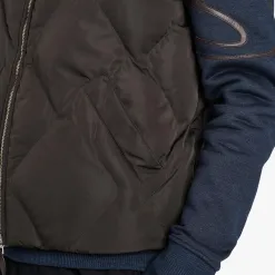Berluti Doudoune Sans Manches En Nylon Matelass&eacute; Avec Col En Maille | Manteaux & Blousons