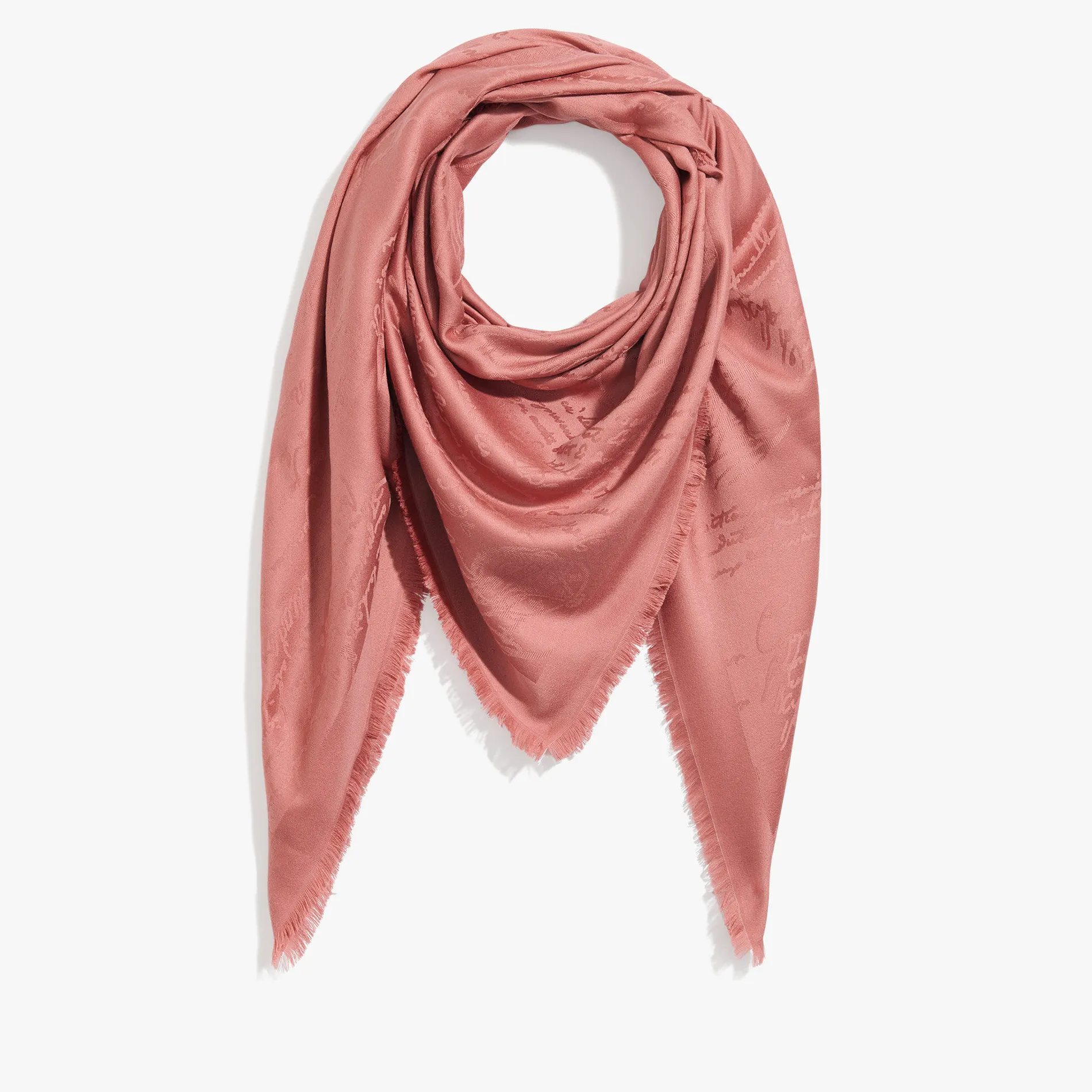 Berluti &Eacute;charpe en Laine et Soie Scritto | Écharpes, Gants & Chapeaux