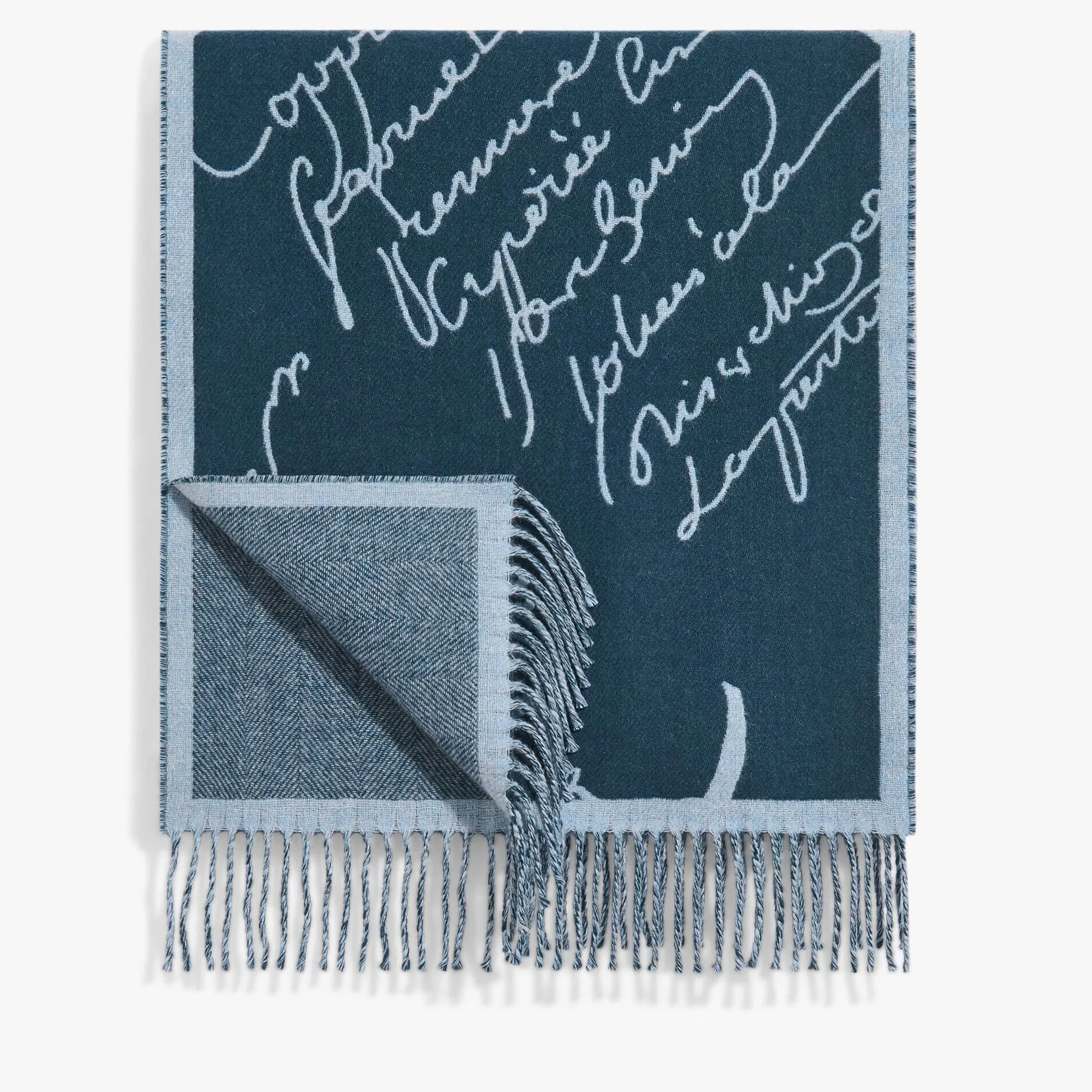 Berluti &Eacute;charpe en Laine et Cachemire Double Face | Écharpes, Gants & Chapeaux