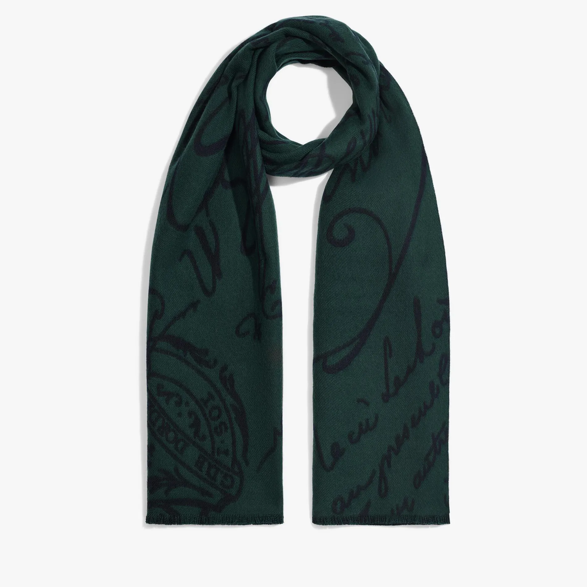 Berluti &Eacute;charpe Scritto En Laine | Écharpes, Gants & Chapeaux