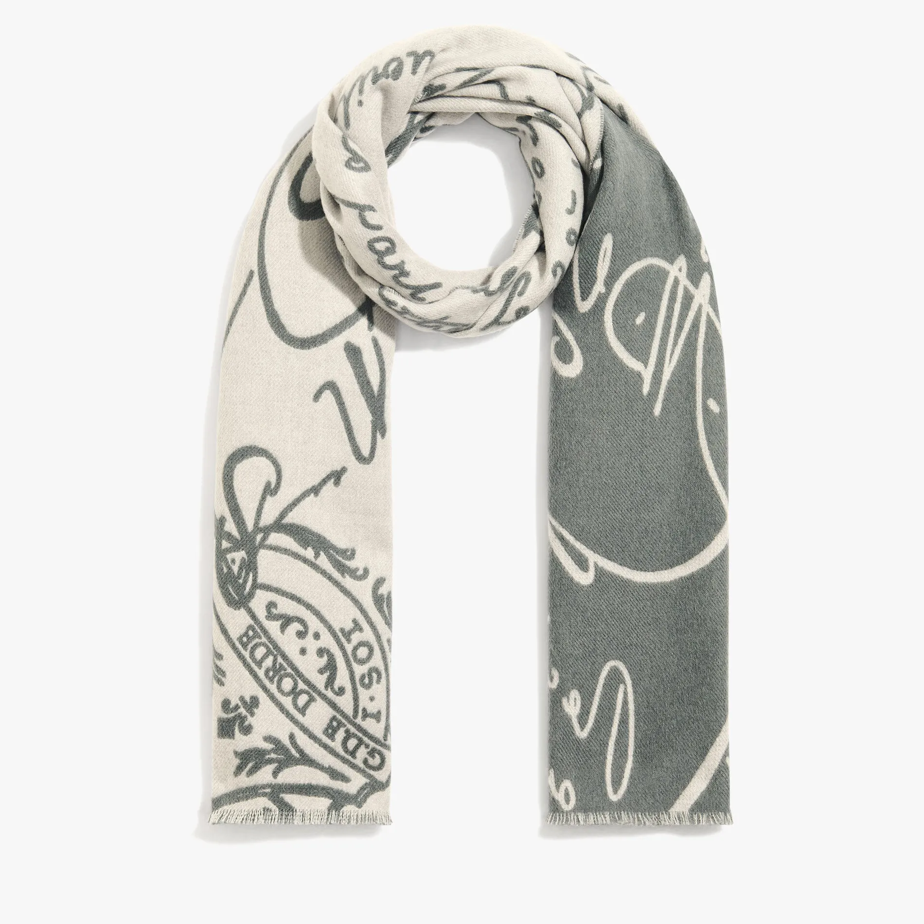 Berluti &Eacute;charpe Scritto en Laine | Écharpes, Gants & Chapeaux