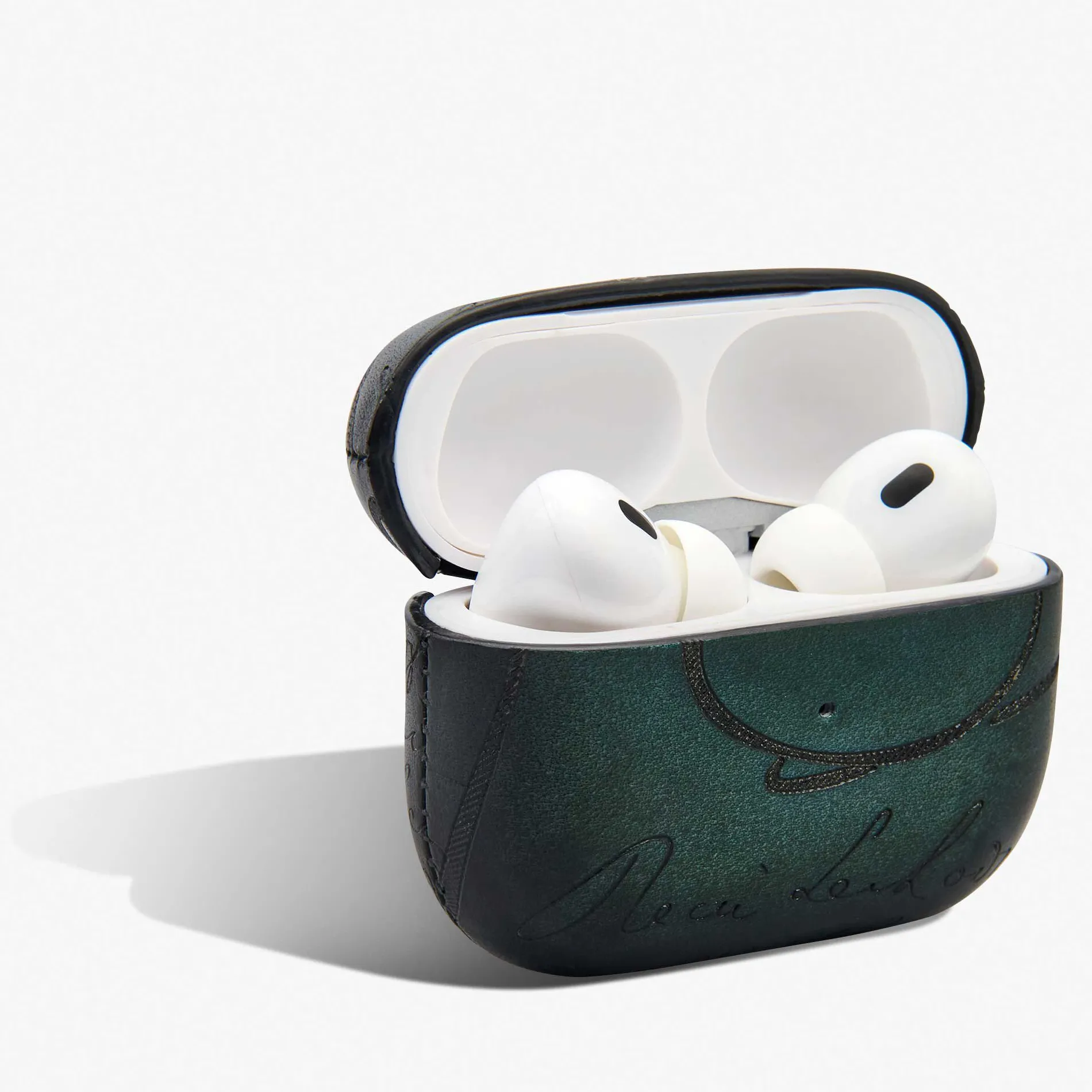 Berluti &Eacute;tui Airpods Pro En Cuir Scritto | Housses & Étuis | Objets, High-tech & Lifestyle