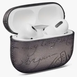 Berluti &Eacute;tui AirPods Pro En Cuir Scritto | Housses & Étuis | Objets, High-tech & Lifestyle