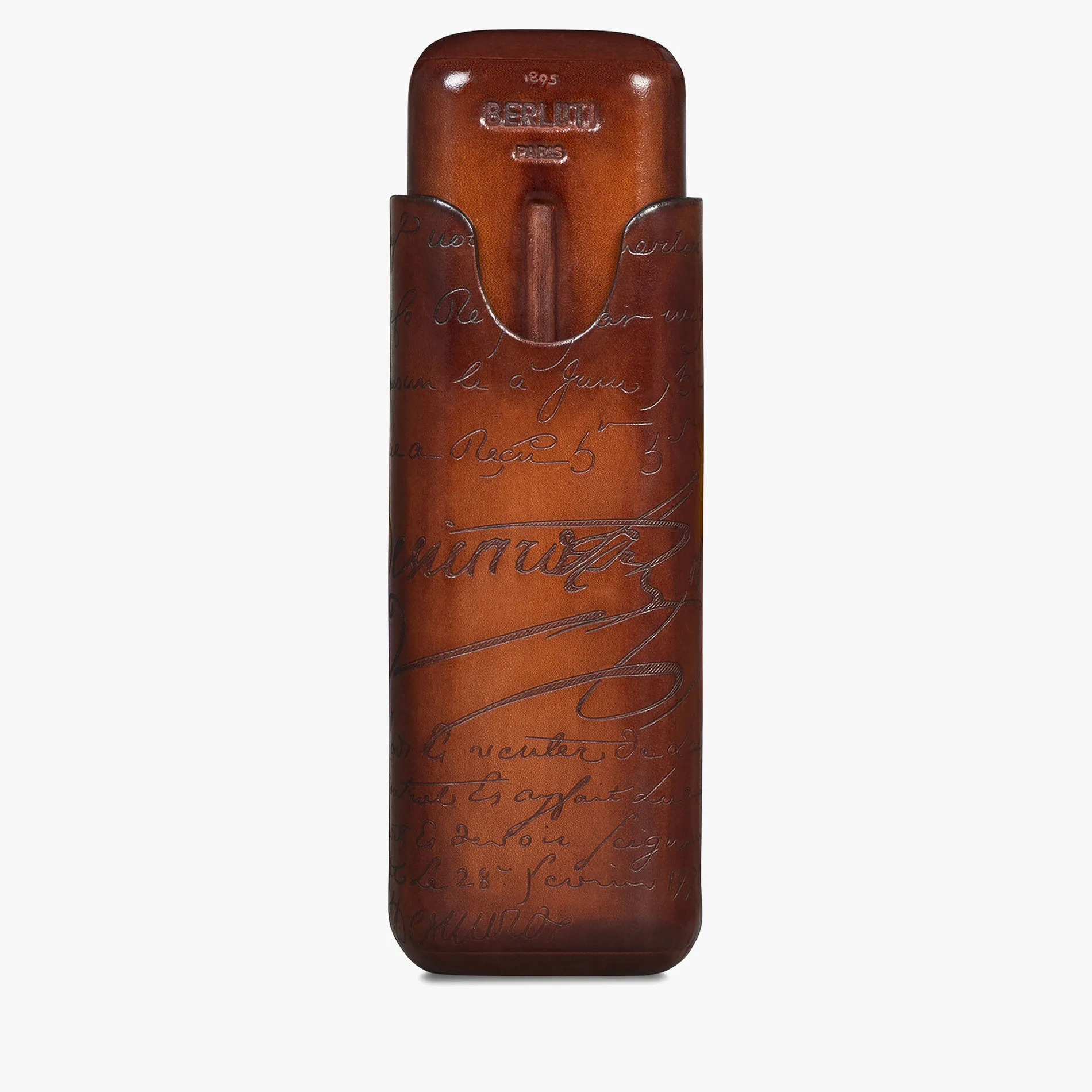 Berluti &Eacute;tui DeuxCigares En Cuir Scritto | Housses & Étuis | Objets, High-tech & Lifestyle