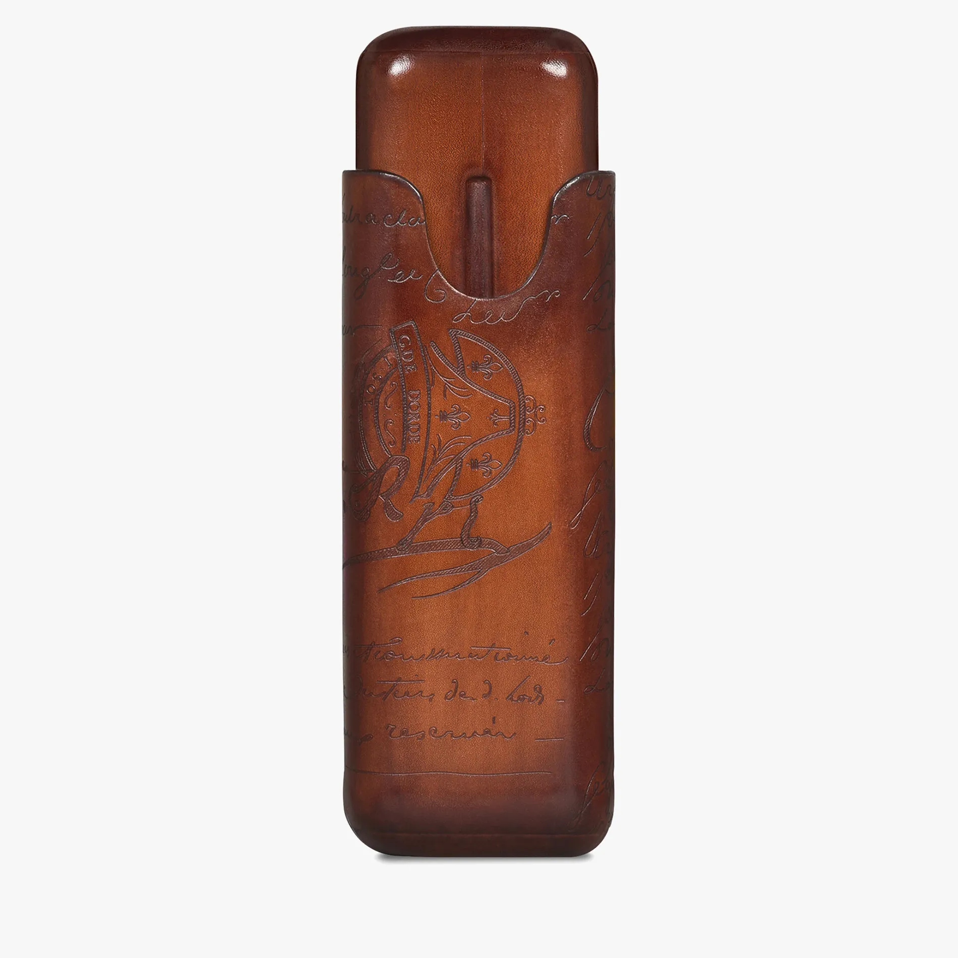Berluti &Eacute;tui DeuxCigares En Cuir Scritto | Housses & Étuis | Objets, High-tech & Lifestyle