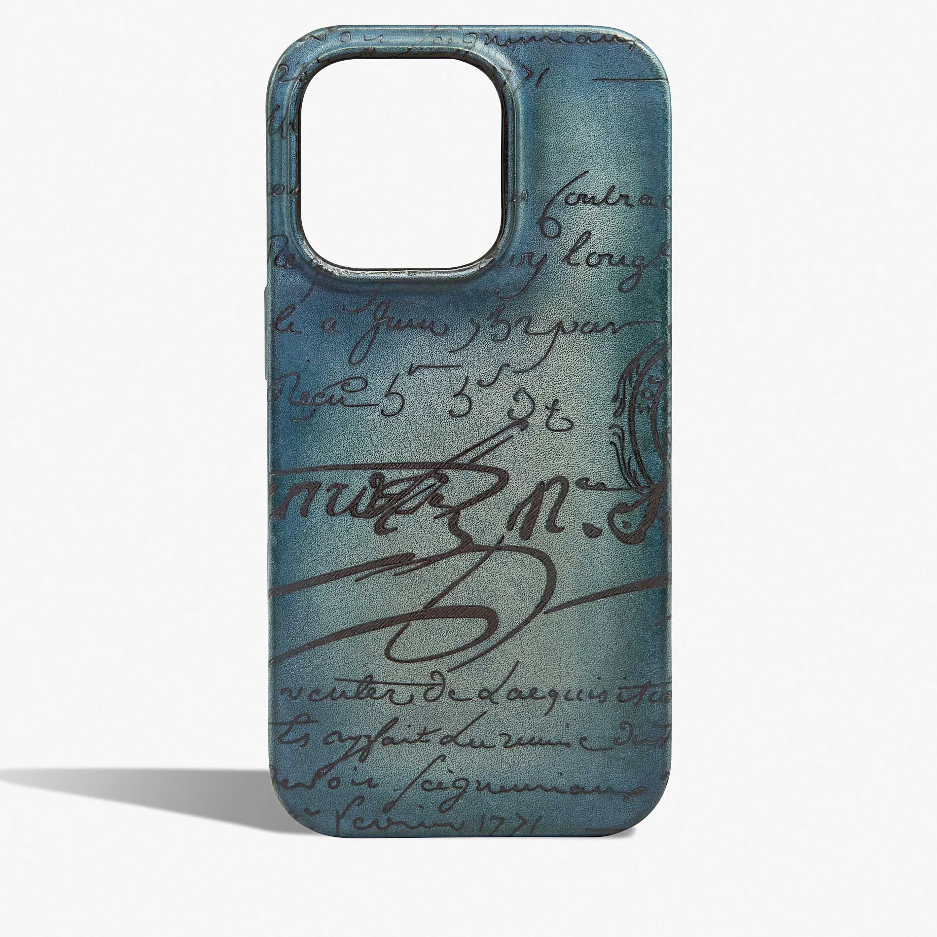 Berluti &Eacute;tui iPhone 15 Pro En Cuir Scritto | Housses & Étuis | Objets, High-tech & Lifestyle