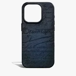 Berluti &Eacute;tui iPhone 16 Pro En Cuir Scritto | Housses & Étuis | Objets, High-tech & Lifestyle