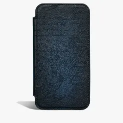 Berluti &Eacute;tui iPhone 16 Pro Folio En Cuir Scritto | Housses & Étuis | Objets, High-tech & Lifestyle