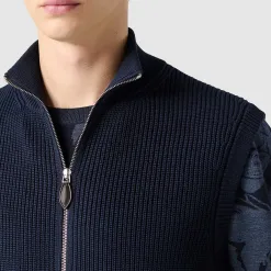 Berluti Gilet C&ocirc;tes Anglaises En Coton Soie | Maille & Sweatshirts