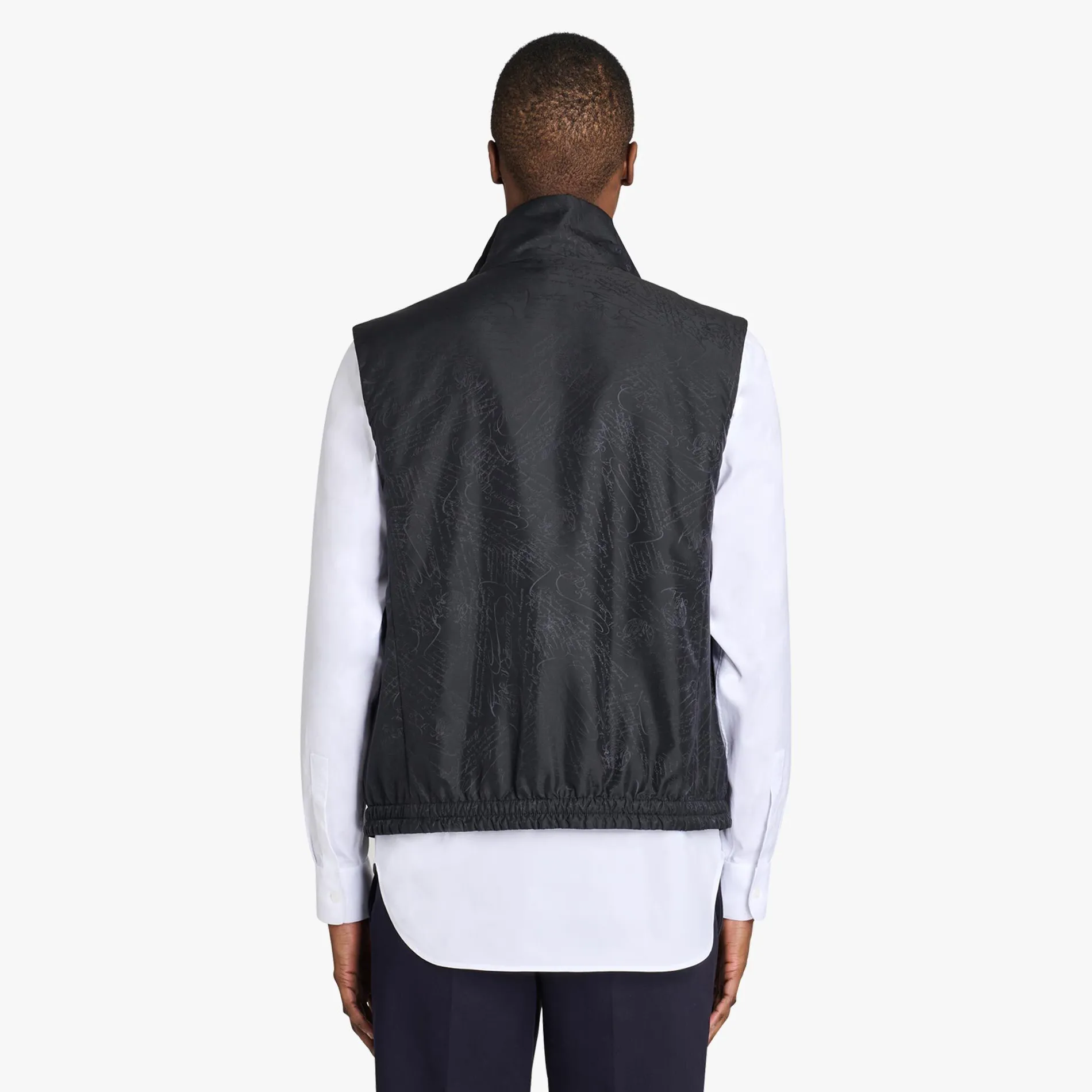 Berluti Gilet Sans Manches En Nylon Scritto | Manteaux & Blousons