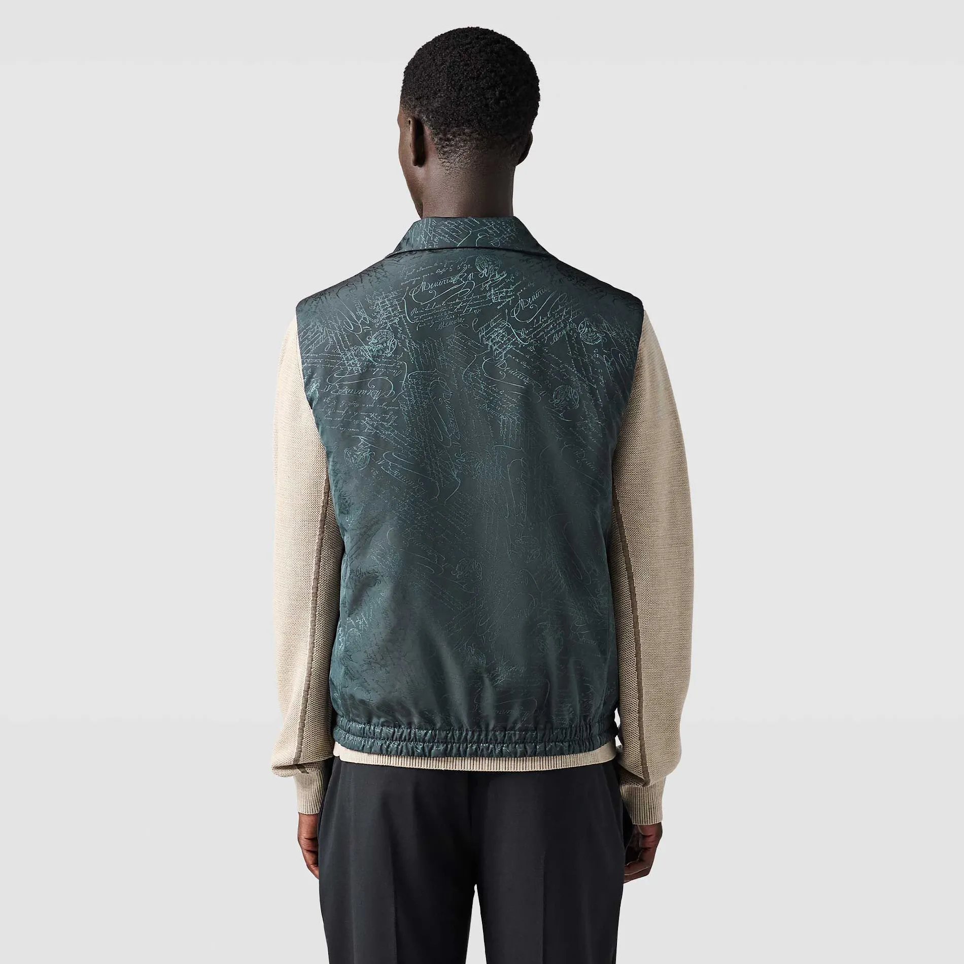 Berluti Gilet Sans Manches En Nylon Scritto | Manteaux & Blousons